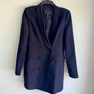 BCBGMaxAzria Classic Black Double-Breasted Blazer